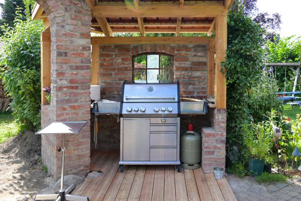 Propane Grill Assembly in Goshen