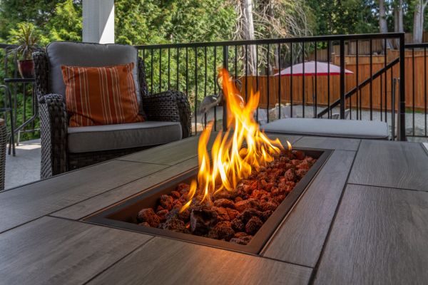 Gas Fire Pit Installation in Goshen