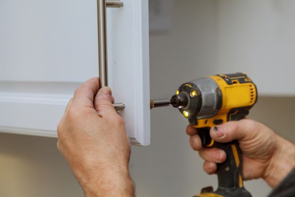 Cabinet Knob Installation in Goshen