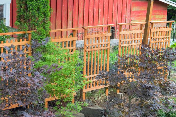 Wood Trellis Mounting in Goshen